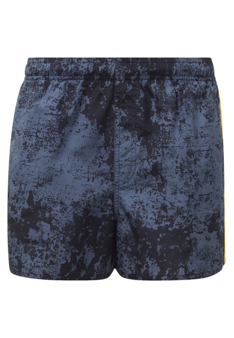 adidas allover print swim shorts