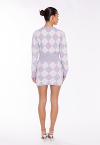 Glamorous Minifalda - lilac metallic argyle
