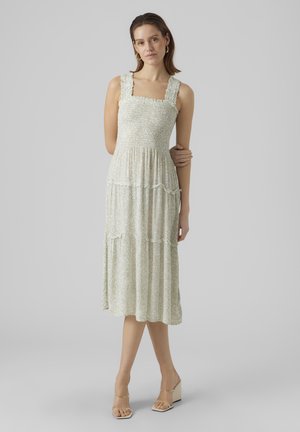 VMMENNY SMOCK CALF  - Denné šaty - desert sage