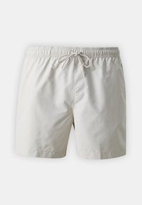 Calvin Klein Swimwear MEDIUM DRAWSTRING - Swimming shorts - stony beige