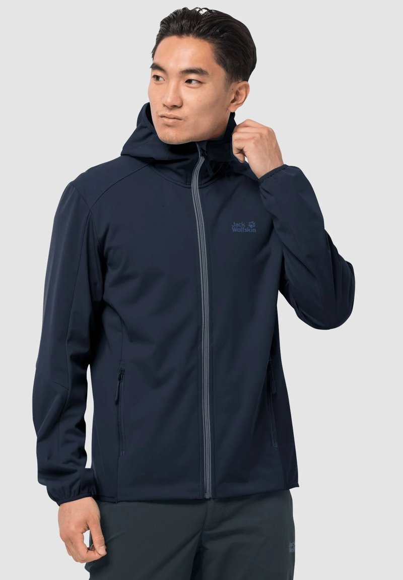 Herren Shirts | Jack Wolfskin GO HIKE SOFTSHELL Softshelljacke night blue/blau - ZE75118 Herren Shirts | Jack Wolfskin GO HIKE SOFTSHELL Softshelljacke night blue/blau - ZE75118