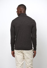 PROFUOMO THE MERINO HALF ZIP - Strickpullover - dark brown