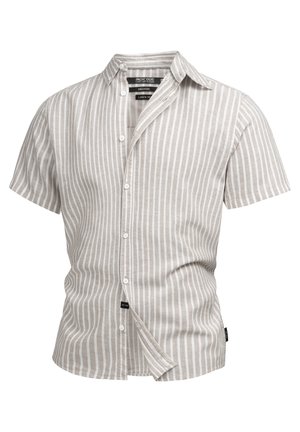 INDICODE JEANS KURZARM INBRAVIDA - Button down-skjorte - greige