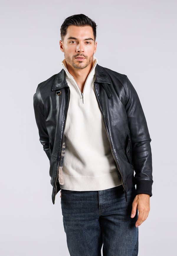 DO IT - Lederjacke - moonless