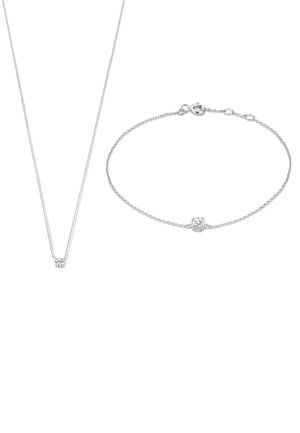 JE NE SAIS QUOI  SET - Collier - weißgoldfarben