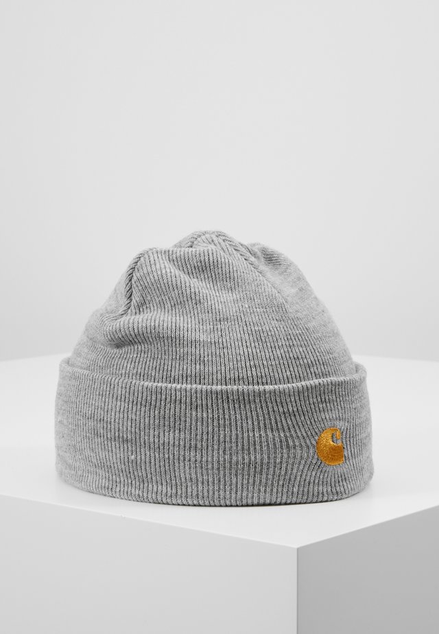 CHASE BEANIE UNISEX - Bonnet - grey heather/gold
