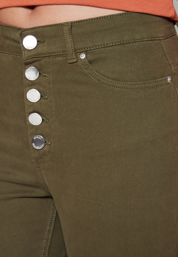 ONLVINCE BUTTON SKINNY - Trousers - olive night3