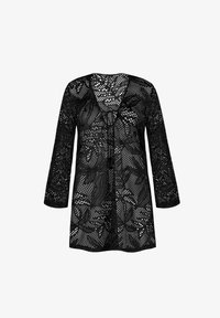 Wybrany, tunika plażowa, ażurowa tkanina, długi rękaw