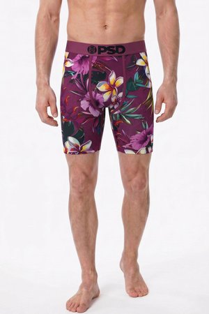 PSD, PLUMERIA - Lange Boxershorts - purple