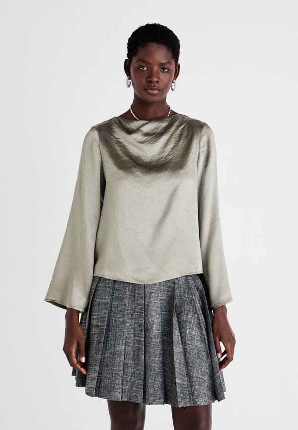SLFSELENE DRAPED NECKLINE  - Blouse - vetiver