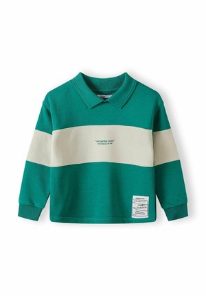 Sweatshirt - green off white