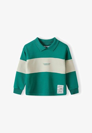Športni pulover - green off white