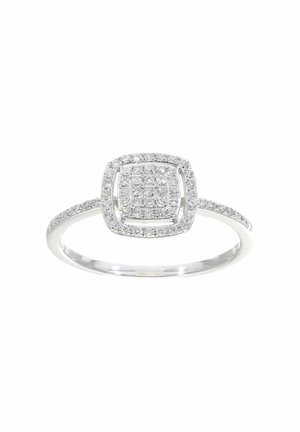 Ring - white gold-coloured