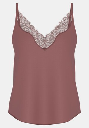 mey, MEY CAMISOLE TOP SERIE PURE SHINE LACE UNI - Maglia del pigiama - java