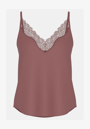 mey, MEY CAMISOLE TOP SERIE PURE SHINE LACE UNI - Nachtwäsche Shirt - java