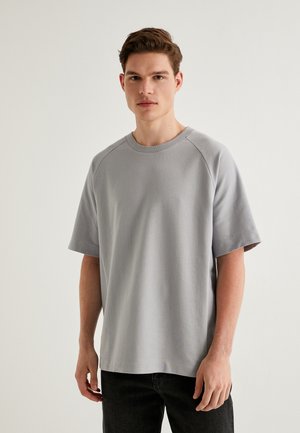 SEAM DETAIL CREW NECK - T-paita - grey