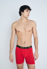 Nike Underwear BRIEF 3 PACK - Boxer alsónadrág - black/red