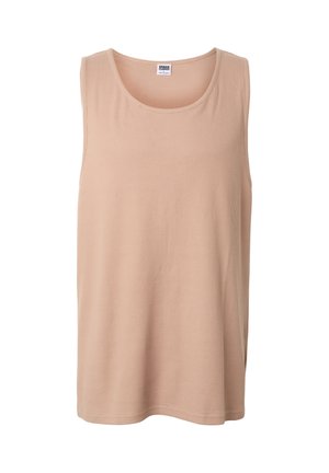 Urban Classics, SLEEVELESS WAFFLE TANK - Top - brownmocca