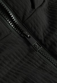 Next REGULAR FIT - TEXTURED HOODED - Väst - black