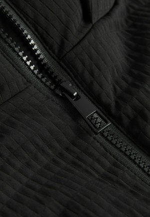Next REGULAR FIT - TEXTURED HOODED - Weste - black