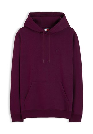 Tommy Jeans, S FLAG HOODIE - Φούτερ με κουκούλα - calypso berry
