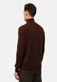 Just Cashmere COL ROULÉ - Strickpullover - chocolate