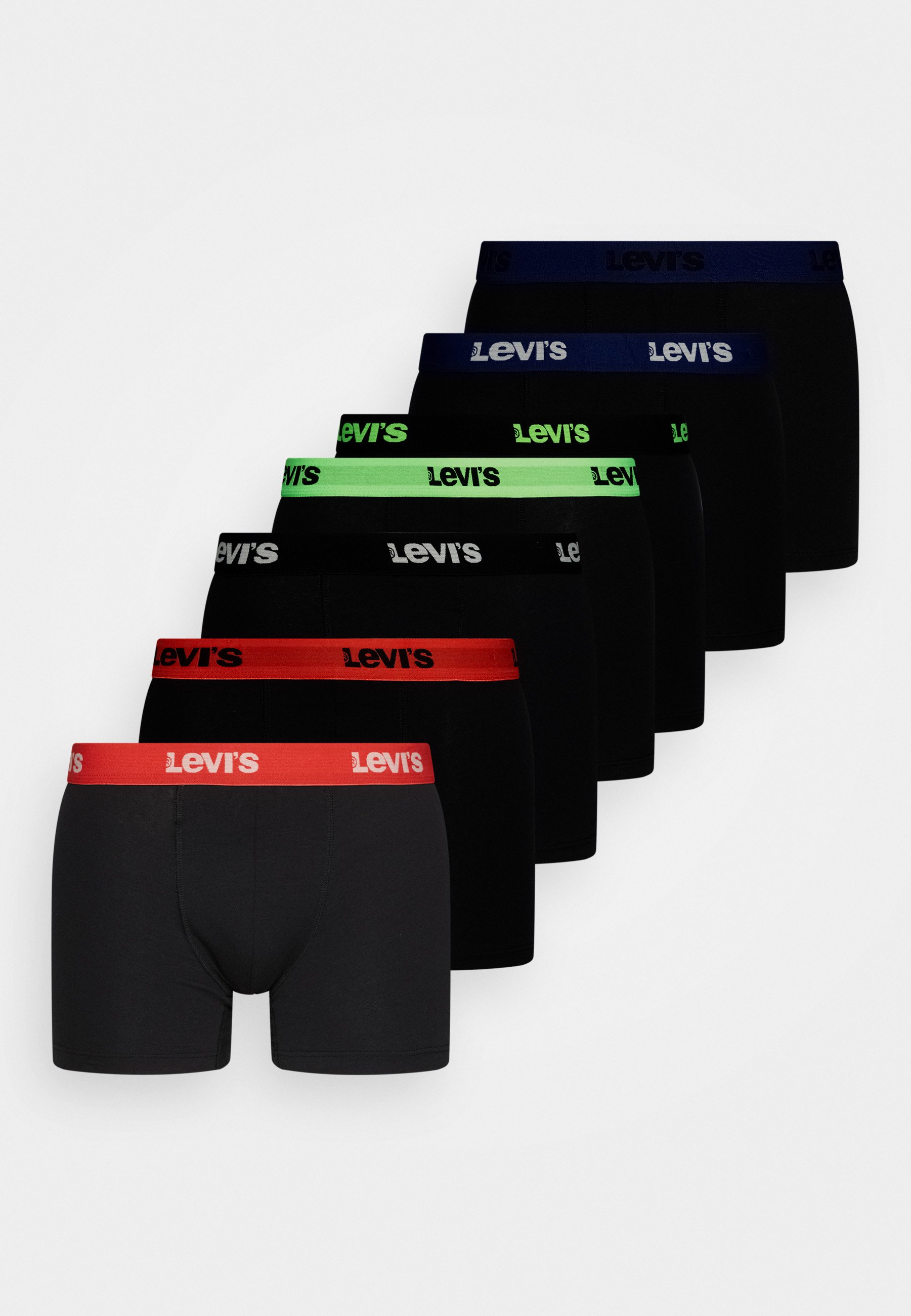 Boxers Levi's Lot De 4 - Coton 95% - Coupe Confortable - Ceinture Logo - Taille Unique Homme