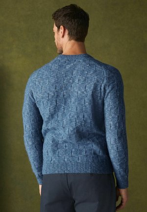 Next, REGULAR FIT - TEXTURED CREW NECK JUMPER - Jumper - blue
