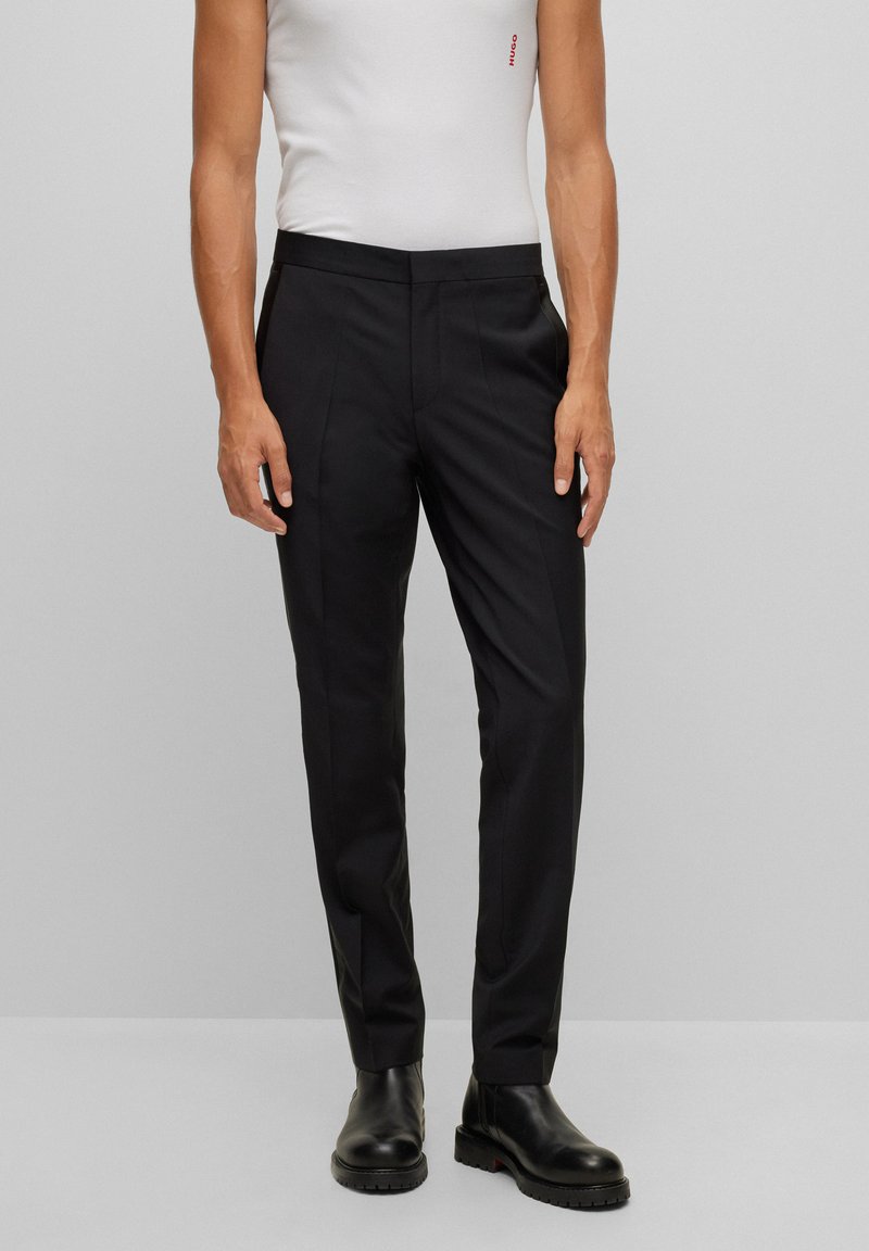 HUGO - HESTEN - Trousers - black, Enlarge