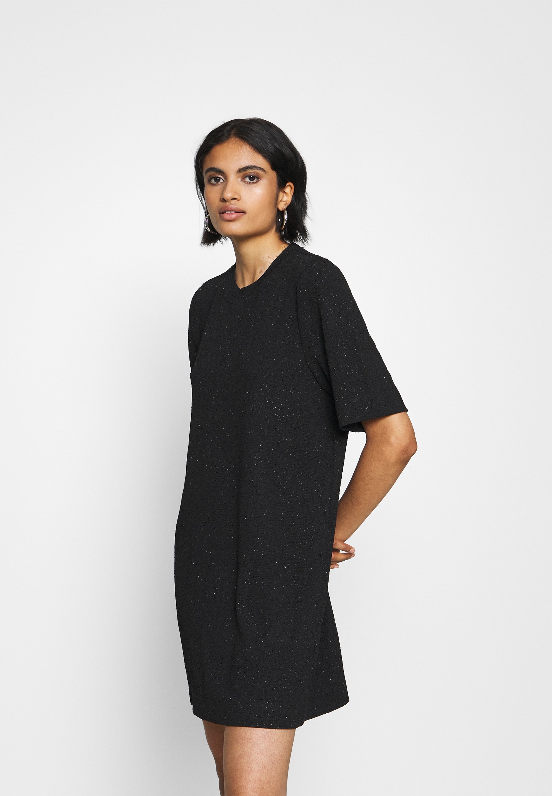 Monki IZZY DRESS - Jersey dress - black 