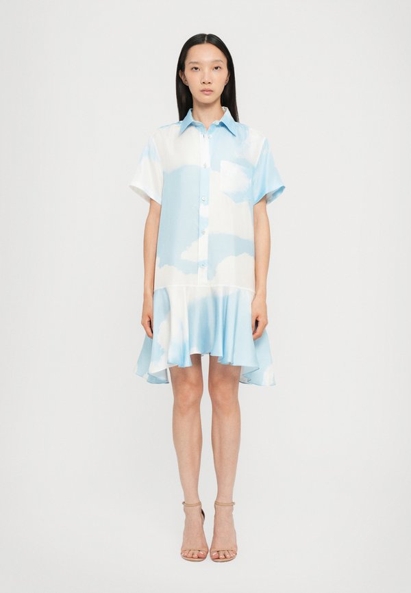ALL OVER CLOUD PRINT DRESS - Shirt dress