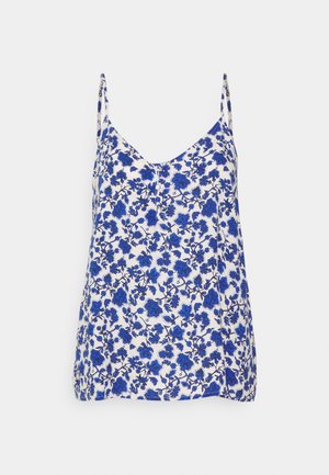 ONLY ONLVIOLA BUTTON SINGLET - Tops - dazzling blue seascape