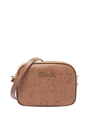 TRACOLLA - Borsa a tracolla - tan passport