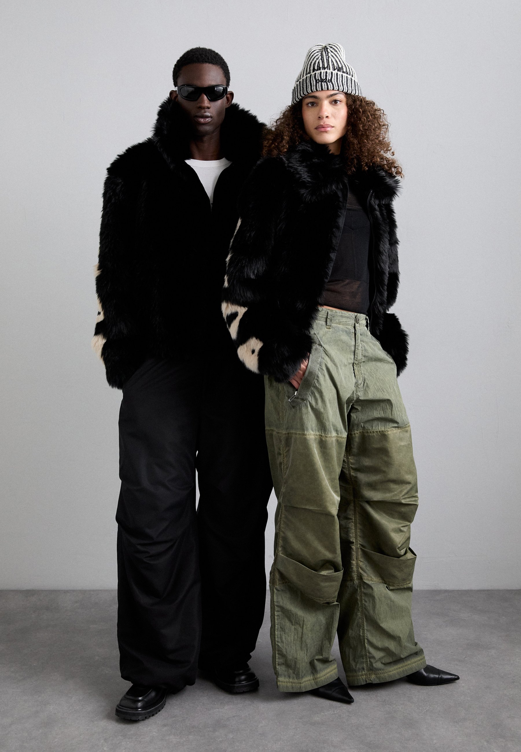 032c ANTI GAUGUIN BLOUSON UNISEX - Winter jacket - black - Zalando