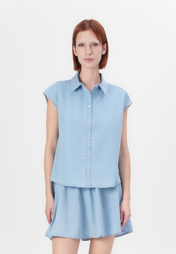 ONLNOVA CLAY SHIRT - Button-down blouse