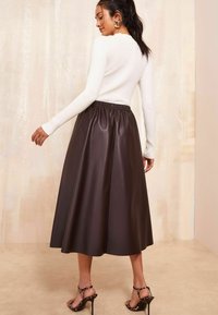 Friends Like These REGULAR FIT FULL HEM - Fustă în formă de A - brown