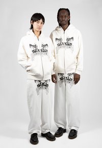 Wasted Paris HOODIE ZIP UNLEASHED UNISEX - Φούτερ με φερμουάρ - off-white