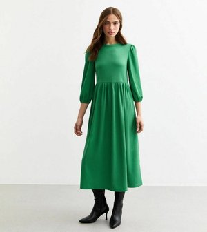 New Look MIDI SMOCK - Jurk - green