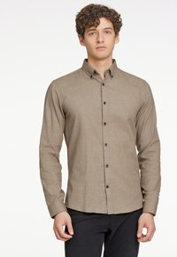 Lindbergh MOULINÉ STRETCH  - Camisa - deep sand