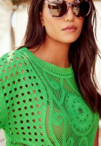Next SHORT SLEEVE CREW NECK REGULAR FIT - Majica kratkih rukava s printom - bright green