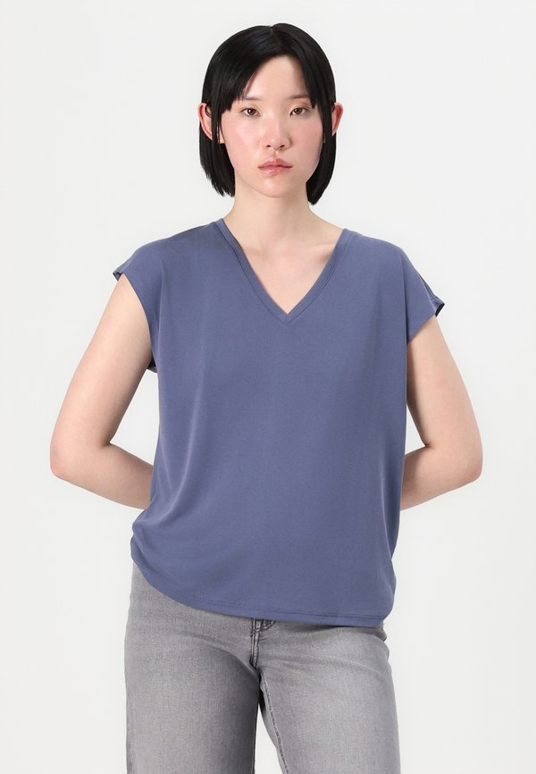 VIMODALA V NECK - Basic T-shirt - vintage indigo3