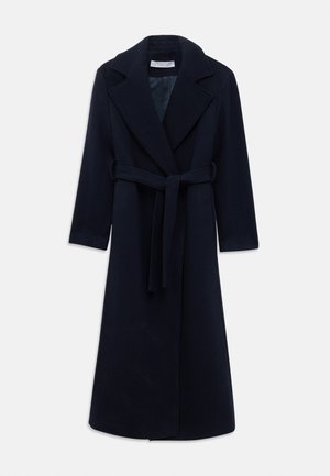 BELTED COAT - Klasický kabát - navy blue