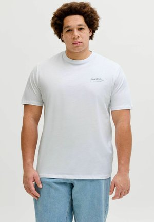 Jack & Jones JJEARCHIVE GRAPHIC TEE O-NECK - Lihtne T-särk - bright white