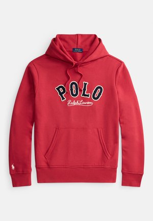 THE RL FLEECE WESTERN-LOGO HOODIE - Melegítőfelső - sunrise red