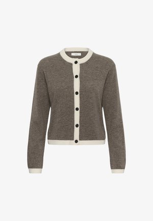 InWear, TALLYIW MONIKA CARDIGAN - Gilet - chocolate brown melange