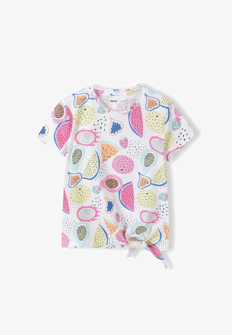 MINOTI TIE FRONT - Navadna majica - white