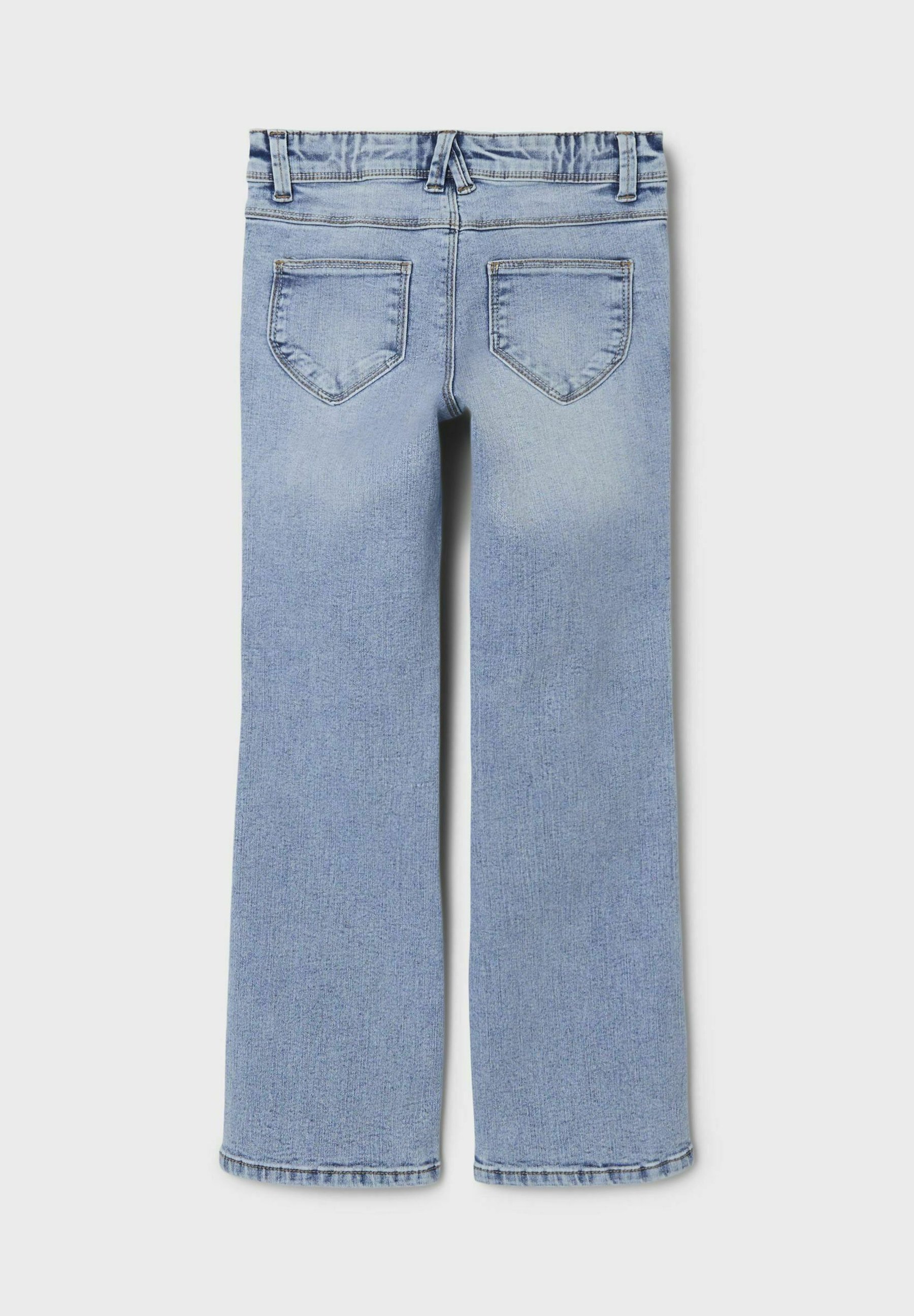 NAME IT Mädchen Bootcut Jeans - Nmfsalli Jeggings Mit Verstellbarem Bund