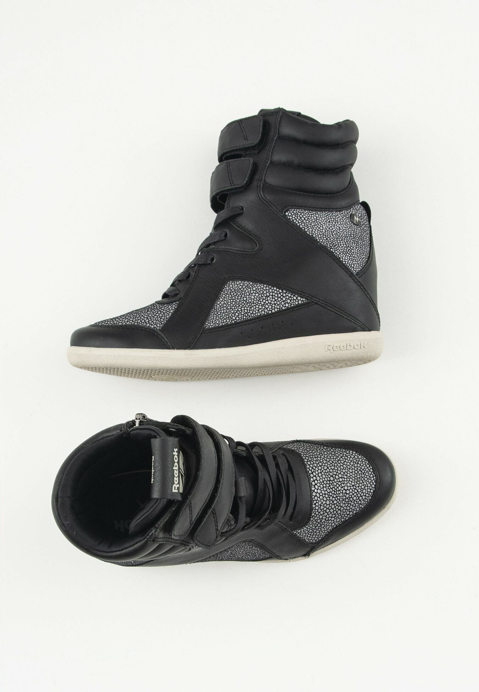 Reebok Sneakers hoog - black/Zwart - Zalando.nl