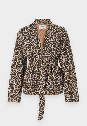 ONLY ONLELVIRA BELTED JACKET - Light jacket - humus