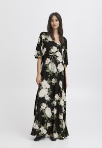 b.young - BYMMJOELLA - Maxi dress - black roses Thumbnail Image 1